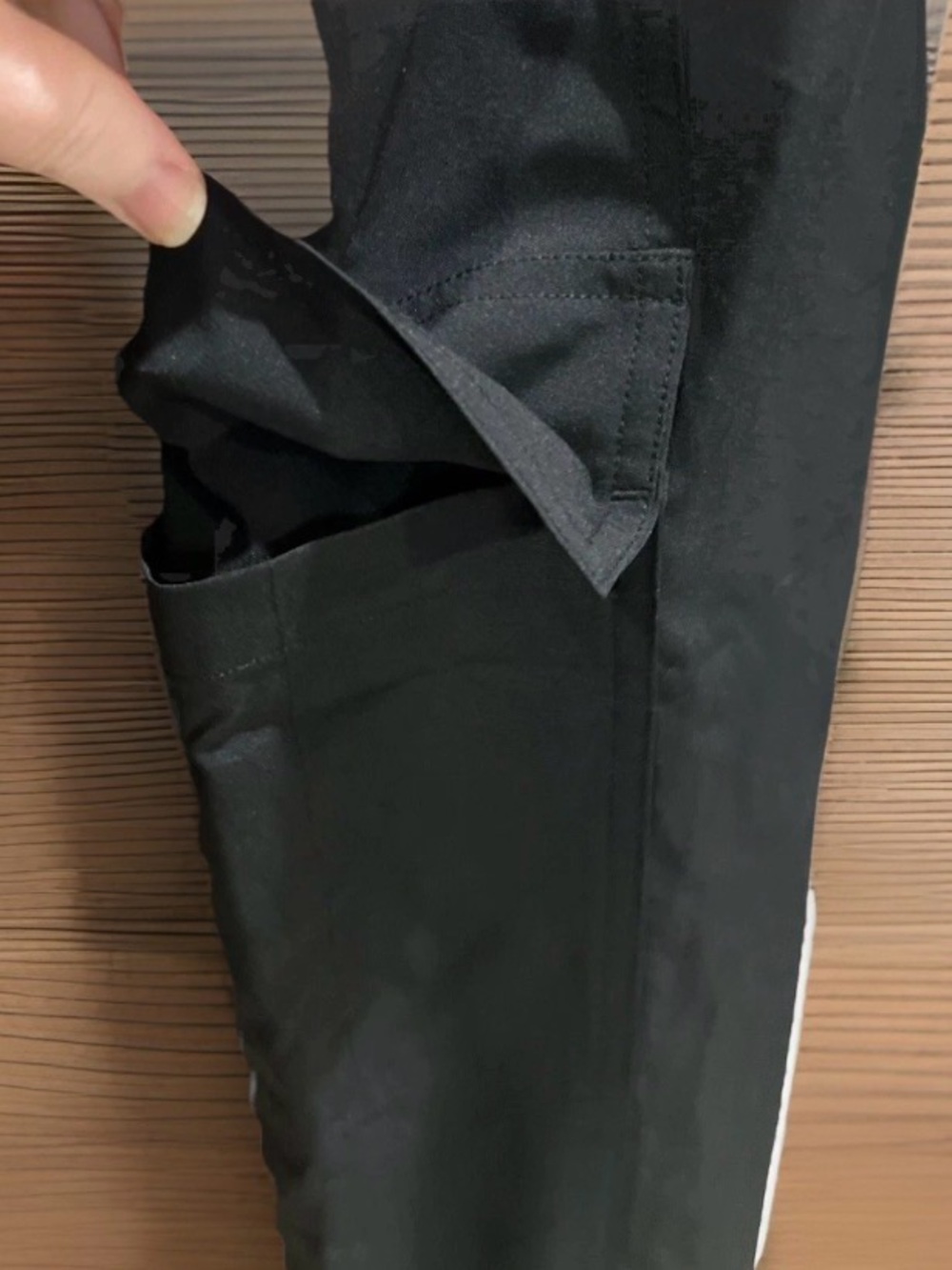 PINK Victoria's Secret Black Wind Pants Size L Brand New w Tags #458 - Picture 3 of 8